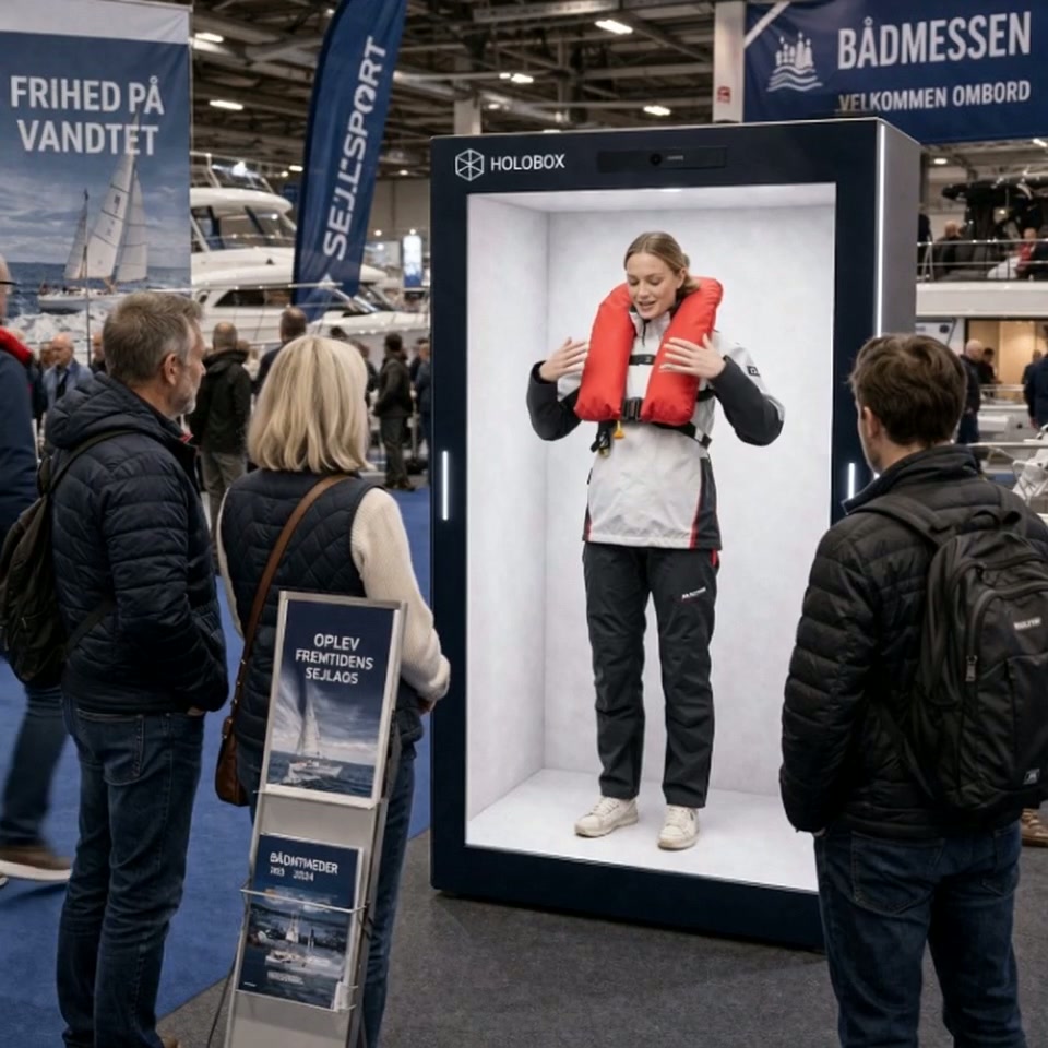 Holobox på en messe