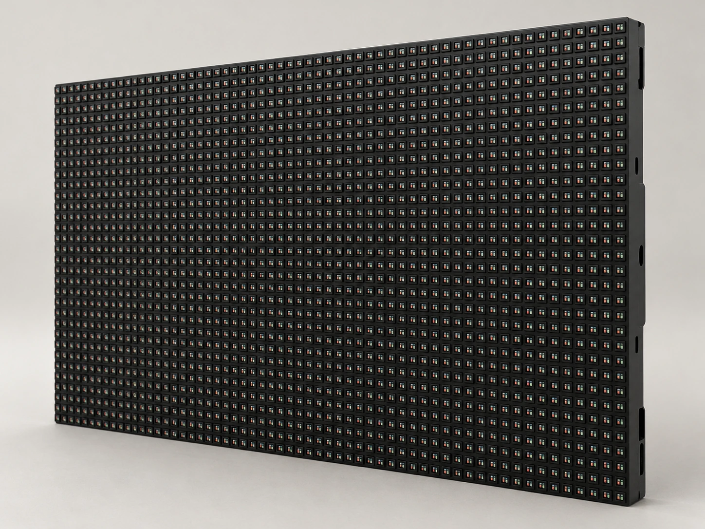 Illustration af et SMD LED panel med synlige dioder